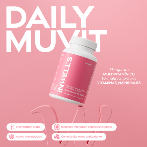 Daily Muvit — Multivitamínico Premium en Cápsulas