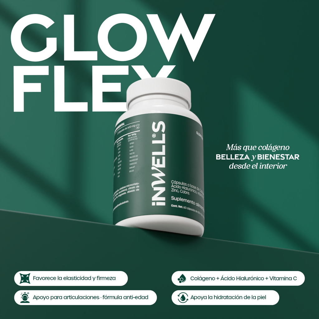 Glow Flex — Colágeno + Ácido Hialurónico + Vitamina C