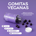 Gomitas Veganas Multivitamínicas — Sabor Mora Azul